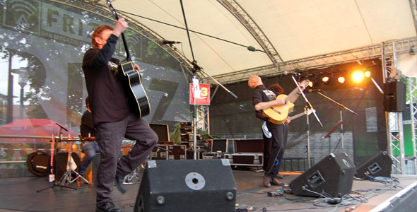 Für uns stoppt sogar der Regen am Schlossgrabenfest 2013